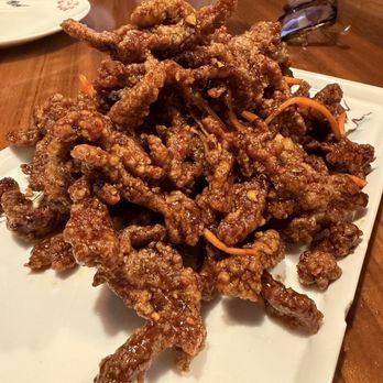 China Mama - Crispy beef. My fave: it's like tender and crispy candied beef jerky. - Chinese Near Me - Henderson, Nevada China Mama - Crispy beef. My fave: it's like tender and crispy candied beef jerky. - Chinese Near Me - Henderson, Nevada