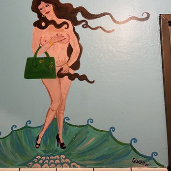 CinKuni - Restroom art, she wasn't impressed with his packaging - Italian Near Me - San Diego, California CinKuni - Restroom art, she wasn't impressed with his packaging - Italian Near Me - San Diego, California