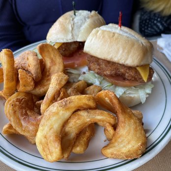 Crystal Creek Cafe - Fish sandwich and sidewinder fries - Breakfast & Brunch Near Me - Bothell, Washington