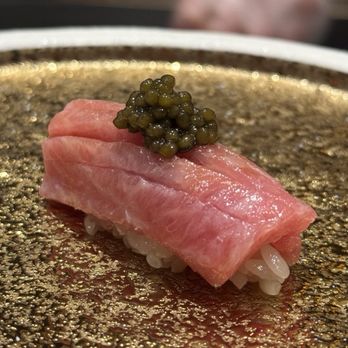 Ishi Omakase & Premium Sake - toro with caviar - Japanese Near Me - Brooklyn, New York Ishi Omakase & Premium Sake - toro with caviar - Japanese Near Me - Brooklyn, New York