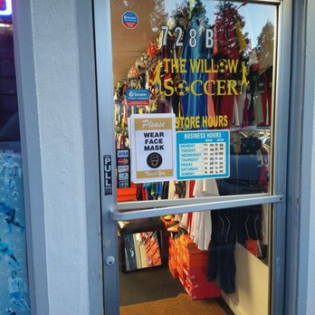 The Willow Soccer - Went to buy a jersey and was very satisfied with the great service and safe environment they have in place. - Sporting Goods Near Me - Menlo Park, California The Willow Soccer - Went to buy a jersey and was very satisfied with the great service and safe environment they have in place. - Sporting Goods Near Me - Menlo Park, California