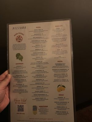 Menu photo 1 Pizzana - Houston Houston, TX Menu photo 1 Pizzana - Houston Houston, TX