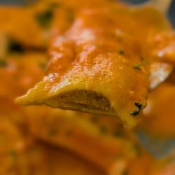 Pizzeria Oro di Napoli - Cross-section of my butternut squash ravioli