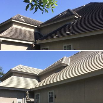 Pierce Building Services Inc - Before and After Roof Cleaning - Window Washing Near Me Pierce Building Services Inc - Before and After Roof Cleaning - Window Washing Near Me