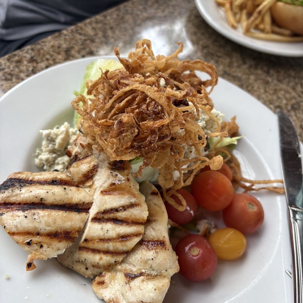 Wedge Salad with chicken