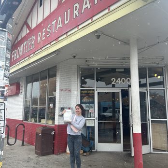 Frontier - Breakfast Burrito in tow! - Mexican Near Me - Albuquerque, New Mexico