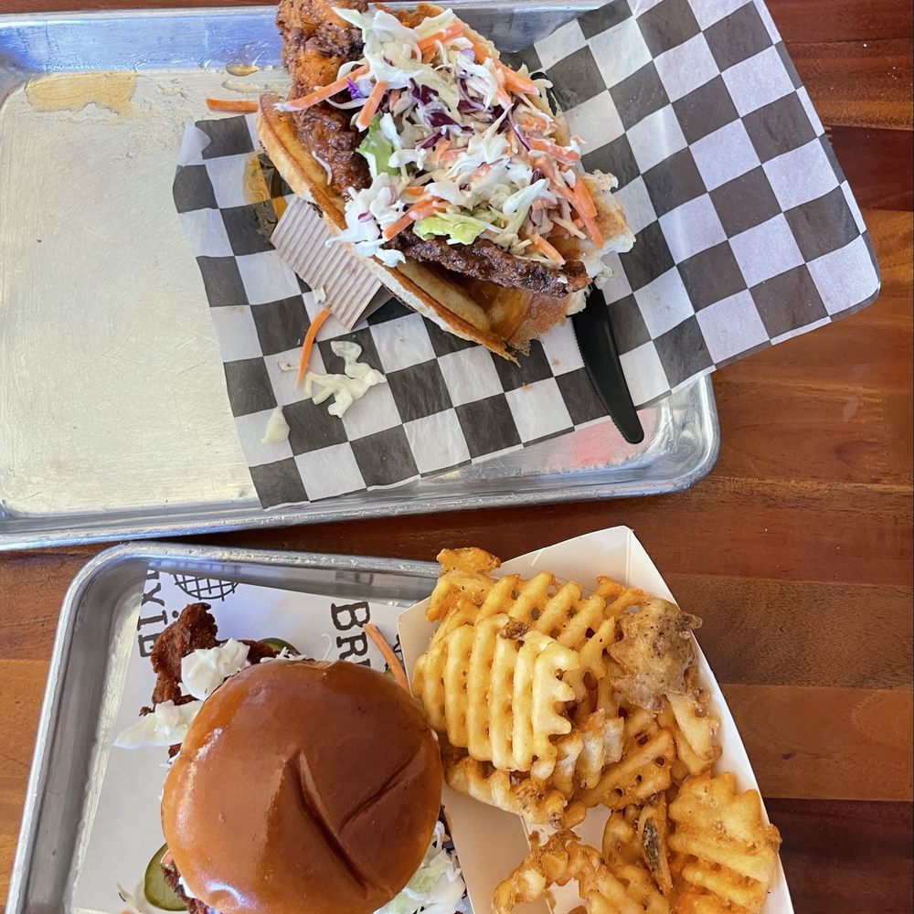 Bruxie - THE ORIGINAL KICKIN' "NASHVILLE" HOT SANDWICH - Sandwiches Near Me - Orange, California Bruxie - THE ORIGINAL KICKIN' "NASHVILLE" HOT SANDWICH - Sandwiches Near Me - Orange, California
