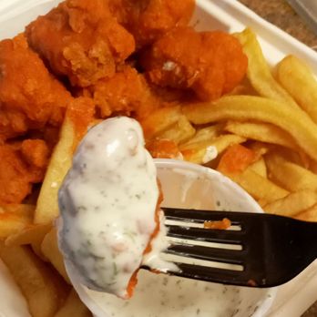 Pots n' Woks - Vegan boneless Buffalo wings - Chinese Near Me - Whittier, California