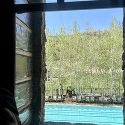 The Ritz-Carlton Spa, Bachelor Gulch - The pool was right outside our window.