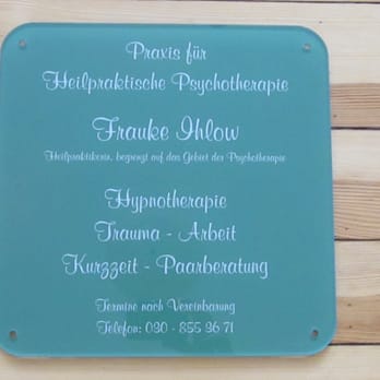 Frauke Ihlow - Praxisschild - Counseling & Mental Health Near Me - Berlin, BE Frauke Ihlow - Praxisschild - Counseling & Mental Health Near Me - Berlin, BE