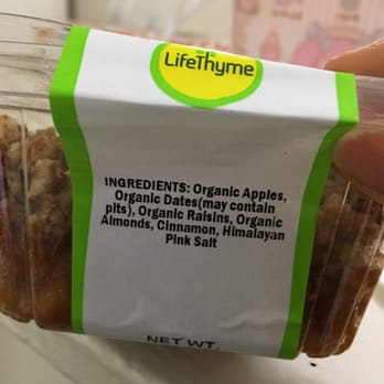 LifeThyme - Ingredients - Health Markets Near Me - New York, New York
