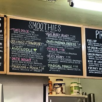 Cafe Dolce - Menu - Coffee & Tea Near Me - Solvang, California
