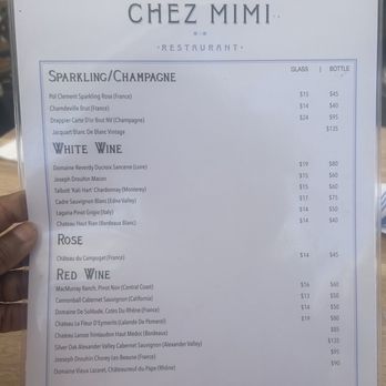 Le Petit Chez Mimi - Drink menu - French Near Me - Santa Monica, California Le Petit Chez Mimi - Drink menu - French Near Me - Santa Monica, California