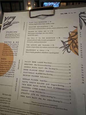 Menu photo 2 FLINT by Baltaire Phoenix, AZ