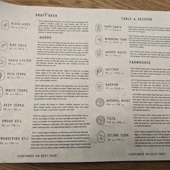 Drowned Lands Brewery - beer menu - Breweries Near Me - Warwick, New York