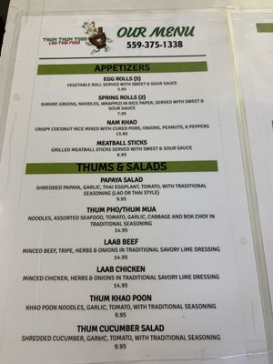 Menu photo 5 Thum Thum ToGo Fresno, CA