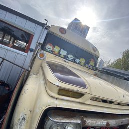 the front end of the truck