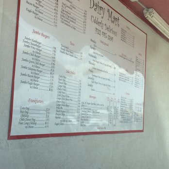Dairy Mart - Menu! They also have Mexican food!! - Ice Cream & Frozen Yogurt Near Me - Pecos, Texas Dairy Mart - Menu! They also have Mexican food!! - Ice Cream & Frozen Yogurt Near Me - Pecos, Texas