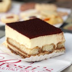 Presti's Bakery - Tiramisu Piece ($6) - cream is light and fluffy, on the sweeter side. Doesn't have a strong coffee flavor.