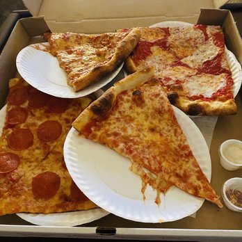 Joe's Pizza - Here I have cheese pizza, pepperoni and mozzarella. - Pizza Near Me - Ann Arbor, Michigan
