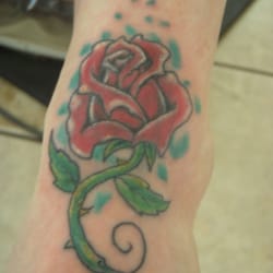Cool Ghoul Tattoo - Rose Cover-Up