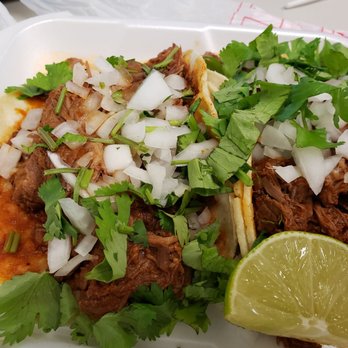 Whittier Ranch Market - Tacos birria de res $2+ change,  served with roasted, dark salsa.  Perfection - Grocery Near Me - Whittier, California