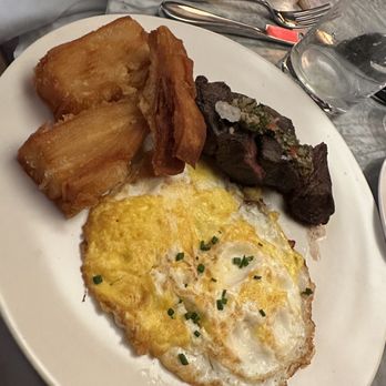 Lyle's - Steak and eggs with with amazing hash browns - Breakfast & Brunch Near Me - Washington, DC, District of Columbia