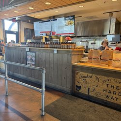 City Barbeque - View of the inside ordering counter.
