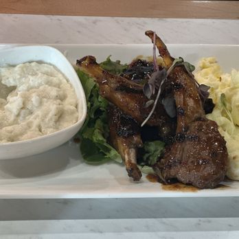 Kiss My Gritz - Lamb chops and grits with a side of egg whites. - Coffee & Tea Near Me - Fairburn, Georgia