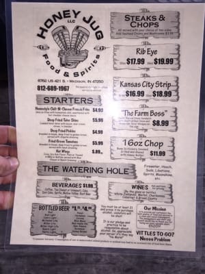 Menu photo 2 The Honey Jug Madison, IN Menu photo 2 The Honey Jug Madison, IN
