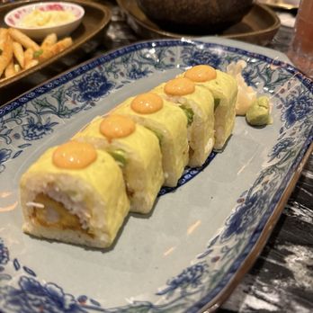Salty Flame - Shrimp Tempura roll - Asian Fusion Near Me - Miami, Florida Salty Flame - Shrimp Tempura roll - Asian Fusion Near Me - Miami, Florida