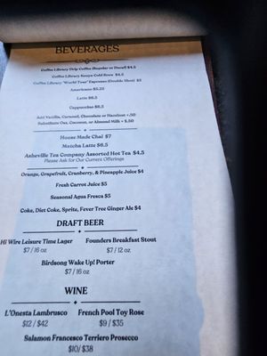 Menu photo 2 The Refinery Asheville, NC