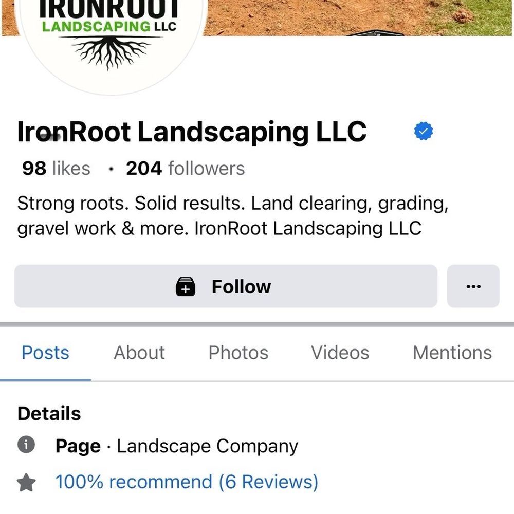 Ironroot Landscaping - Excavation Services Near Me - White, Georgia