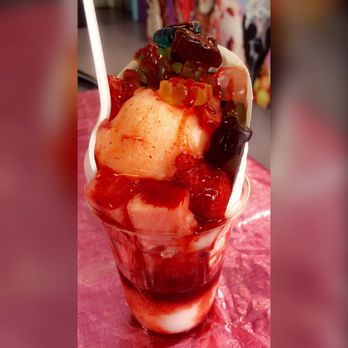 Ice Ice Baby - an ice cream sundae with fruit toppings - Shaved Ice Near Me - San Antonio, Texas Ice Ice Baby - an ice cream sundae with fruit toppings - Shaved Ice Near Me - San Antonio, Texas