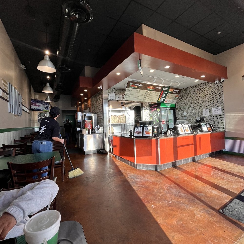 Wingstop - Inside view. Very clean, restrooms included. Very nice staff and they were on top of everything. - Chicken Wings Near Me - San Marcos, Texas Wingstop - Inside view. Very clean, restrooms included. Very nice staff and they were on top of everything. - Chicken Wings Near Me - San Marcos, Texas
