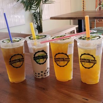 Jungle Tea - Four drinks on a hot afternoon - Coffee & Tea Near Me - San Diego, California Jungle Tea - Four drinks on a hot afternoon - Coffee & Tea Near Me - San Diego, California