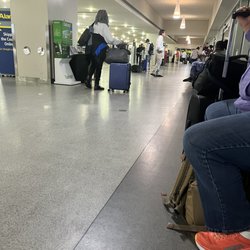 Hertz Rent A Car - More people are outside in a long line waiting on their flipping cars smh