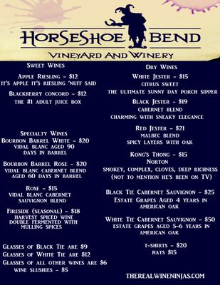 Menu photo 4 Jester's Winery Lebanon, KY Menu photo 4 Jester's Winery Lebanon, KY