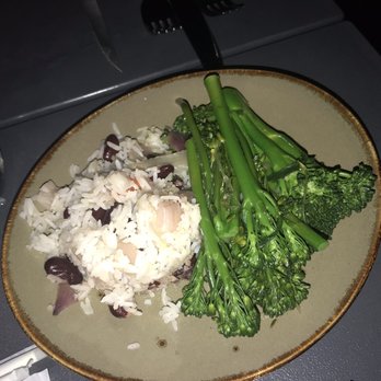 Angler & Ale - Rice and beans broccolini - Seafood Near Me - Duck Key, Florida Angler & Ale - Rice and beans broccolini - Seafood Near Me - Duck Key, Florida