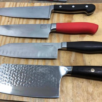 Birchwood Knife Sharpening - I was sent a photo of my sharpened knives. - Knife Sharpening Near Me - Virginia Beach, Virginia Birchwood Knife Sharpening - I was sent a photo of my sharpened knives. - Knife Sharpening Near Me - Virginia Beach, Virginia