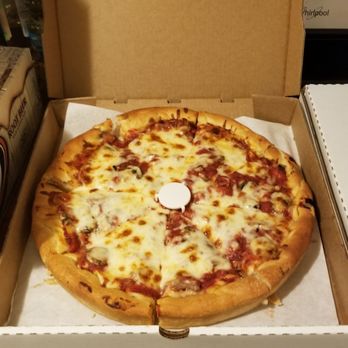 Conans Pizza North - Lg deep dish sausage & mushroom - Pizza Near Me - Austin, Texas