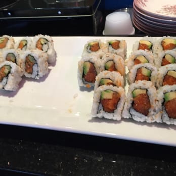 Yanagi Sushi - Couldn't take pic fast enough (missing some)-four rolls total of yellowtail and spicy tuna - Japanese Near Me - Gilbert, Arizona Yanagi Sushi - Couldn't take pic fast enough (missing some)-four rolls total of yellowtail and spicy tuna - Japanese Near Me - Gilbert, Arizona