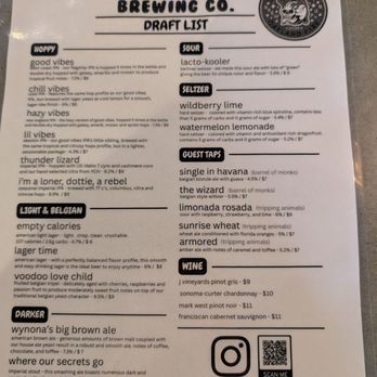 Voodoo Brewing - Draft list - Brewpubs Near Me - Oakland Park , Florida