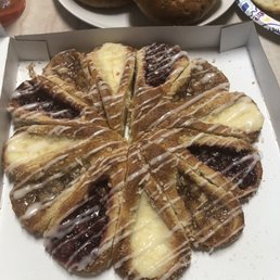 Danish Ring- Cheese, Apple and Cherry Danish Ring- Cheese, Apple and Cherry