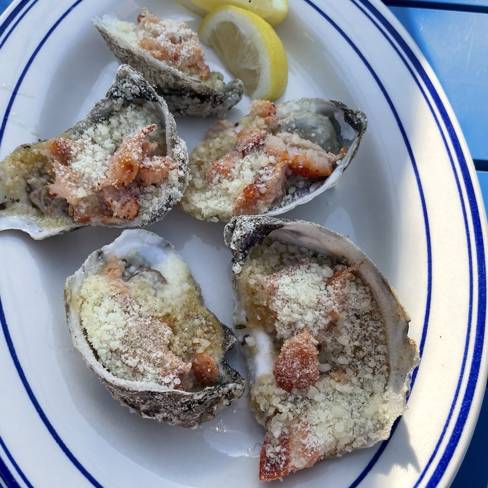 Monstah Lobstah IRB - Baked oysters w/lobster (can't recall exact name) - Seafood Near Me - Indian Rocks Beach, Florida Monstah Lobstah IRB - Baked oysters w/lobster (can't recall exact name) - Seafood Near Me - Indian Rocks Beach, Florida