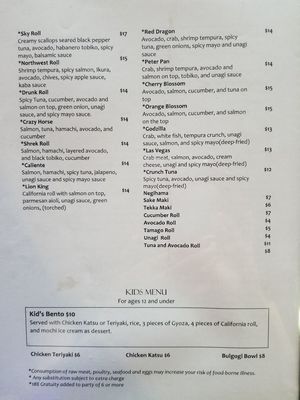 Menu photo 8 Zushi Sushi Issaquah, WA Menu photo 8 Zushi Sushi Issaquah, WA