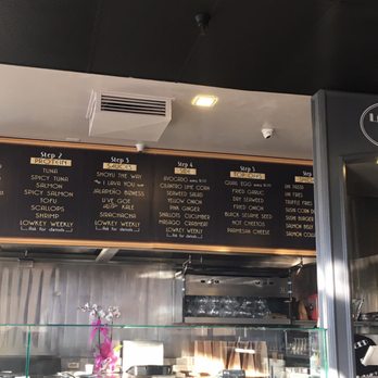 The Low-Key Poke Joint - menu on the wall - Poke Near Me - Riverside, California The Low-Key Poke Joint - menu on the wall - Poke Near Me - Riverside, California