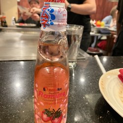Koi Japanese Steakhouse  And Sushi - I had never even heard of these Japanese sodas. The flavor was a bit weak, but opening the soda is a cool experience! Before marble drop...