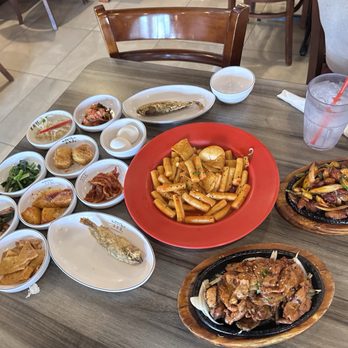 Tofu Village - #8-1 Spicy Rice Cake #87 Chicken B.B.Q #86 Pork B.B.Q - Korean Near Me - Houston, Texas