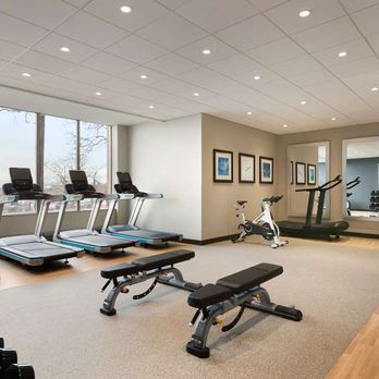 Embassy Suites by Hilton Toronto Airport - Health club fitness center gym - Hotels Near Me - Toronto, Ontario Embassy Suites by Hilton Toronto Airport - Health club fitness center gym - Hotels Near Me - Toronto, Ontario